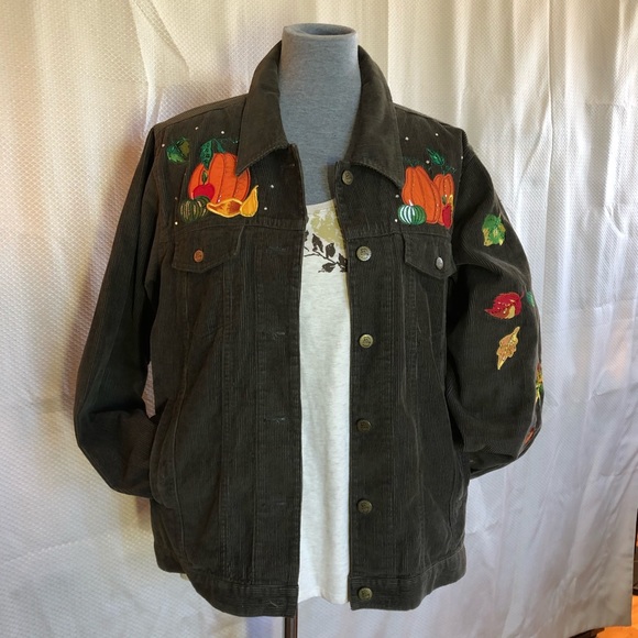 FALL CORNUCOPIA JACKET by Quacker Factory Sz. MED - Picture 1 of 6
